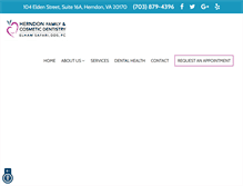 Tablet Screenshot of hfcdentistry.com